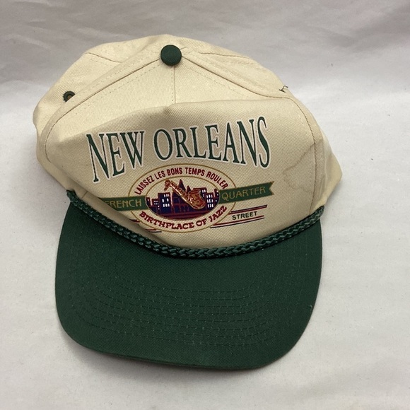 Vtg New Orleans French Quarter Cap Hat Snapback - Picture 10 of 10